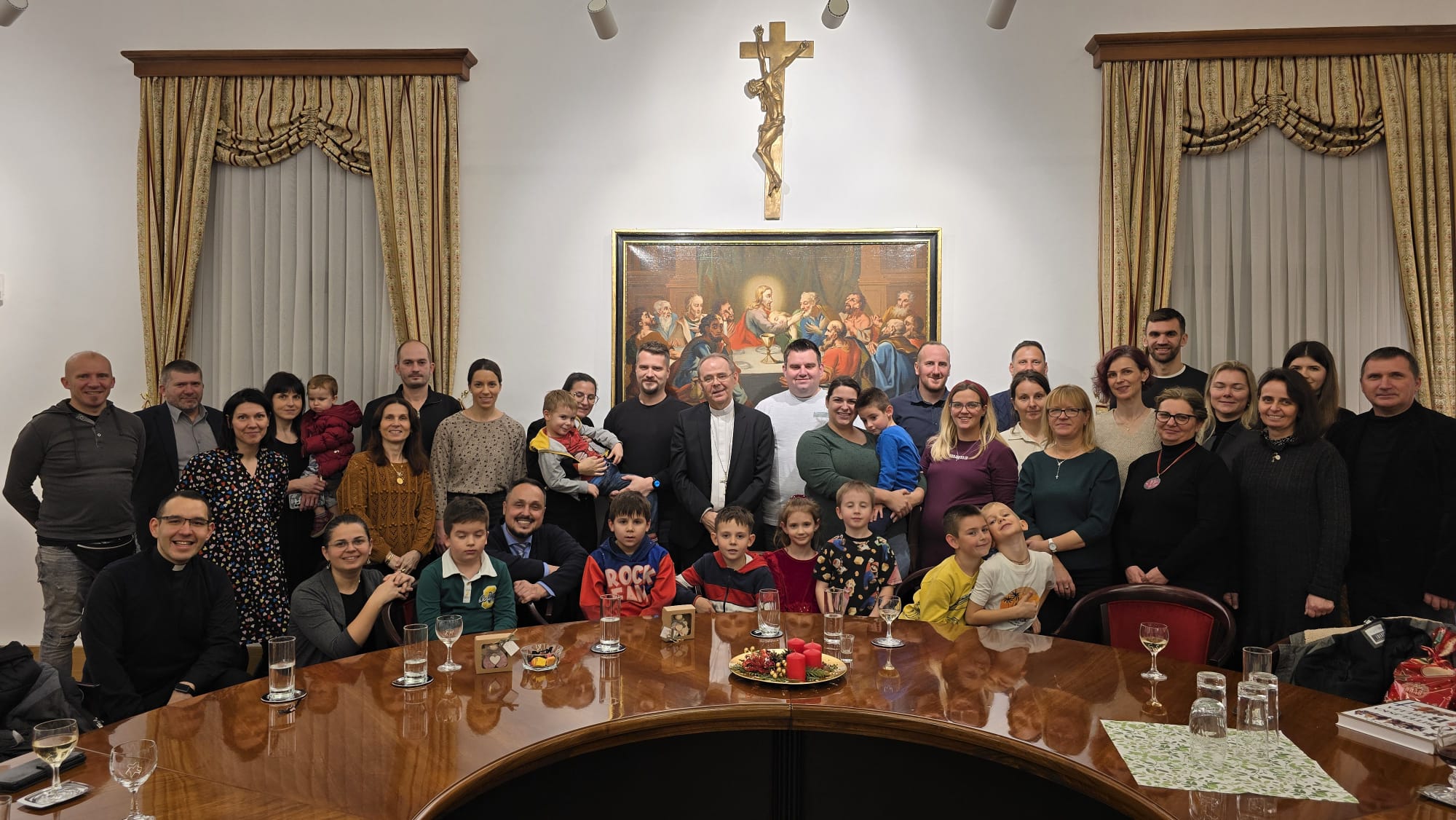 Adventski susret učenika, roditelja i djelatnika Katoličke osnovne škole Svetoga Josipa, Čakovec, s biskupom Božom Radošem